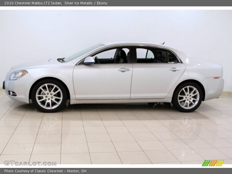 Silver Ice Metallic / Ebony 2010 Chevrolet Malibu LTZ Sedan