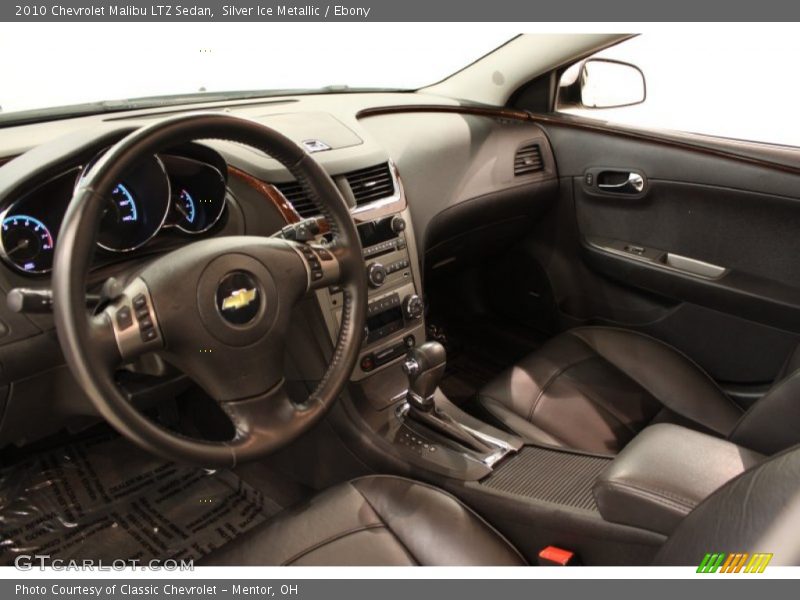 Silver Ice Metallic / Ebony 2010 Chevrolet Malibu LTZ Sedan