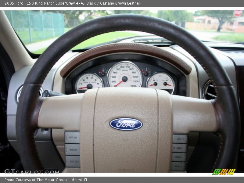 Black / Castano Brown Leather 2005 Ford F150 King Ranch SuperCrew 4x4