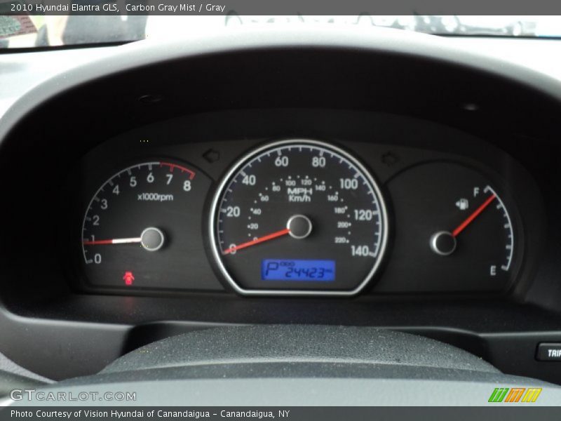 Carbon Gray Mist / Gray 2010 Hyundai Elantra GLS