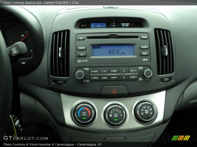 Carbon Gray Mist / Gray 2010 Hyundai Elantra GLS
