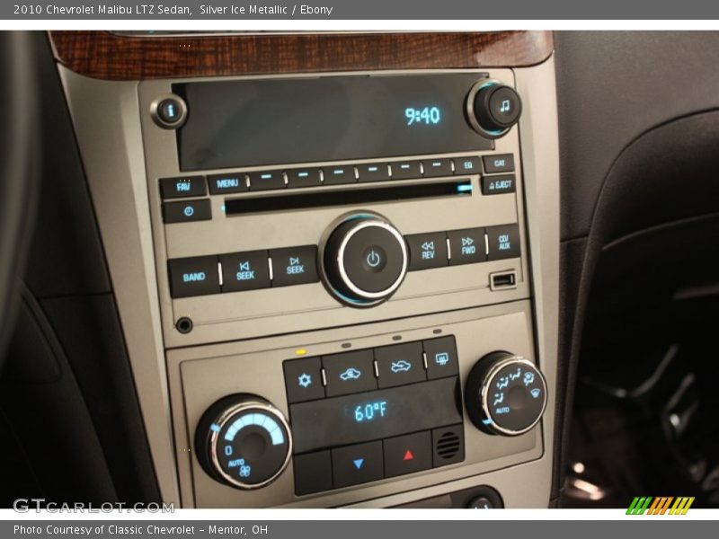 Silver Ice Metallic / Ebony 2010 Chevrolet Malibu LTZ Sedan