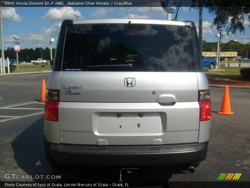 Alabaster Silver Metallic / Gray/Blue 2006 Honda Element EX-P AWD