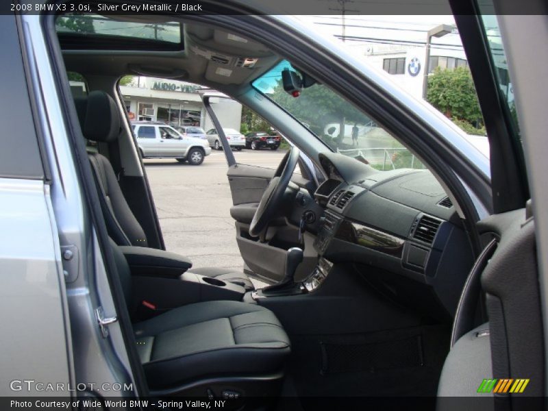 Silver Grey Metallic / Black 2008 BMW X3 3.0si