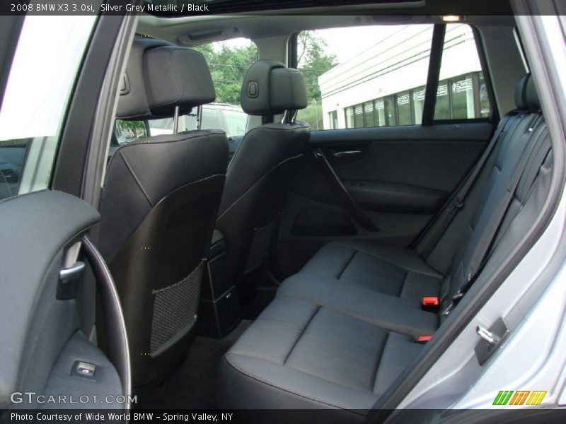 Silver Grey Metallic / Black 2008 BMW X3 3.0si