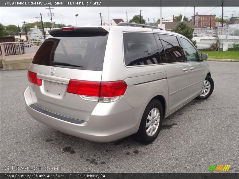 Silver Pearl Metallic / Gray 2009 Honda Odyssey EX-L