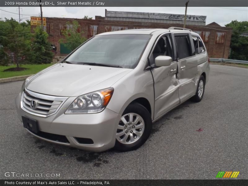 Silver Pearl Metallic / Gray 2009 Honda Odyssey EX-L