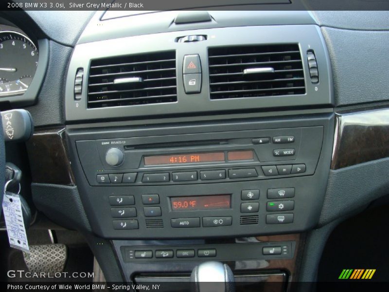 Silver Grey Metallic / Black 2008 BMW X3 3.0si