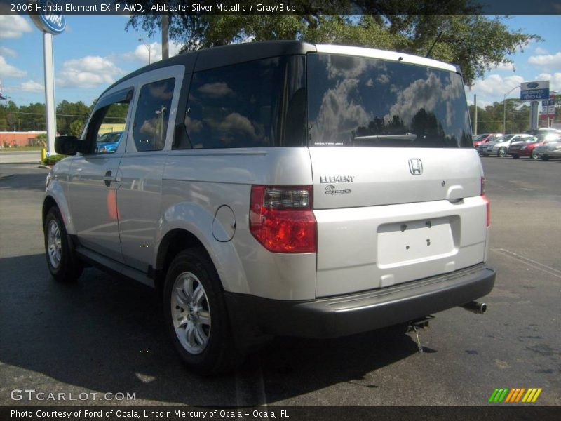 Alabaster Silver Metallic / Gray/Blue 2006 Honda Element EX-P AWD