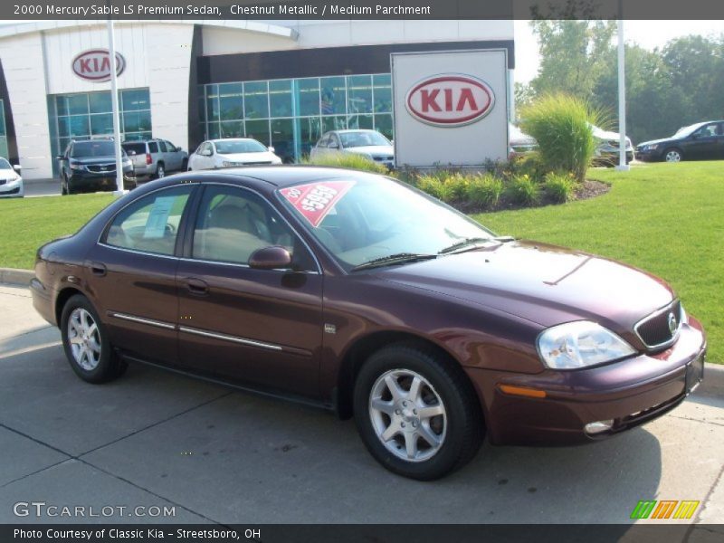 Chestnut Metallic / Medium Parchment 2000 Mercury Sable LS Premium Sedan