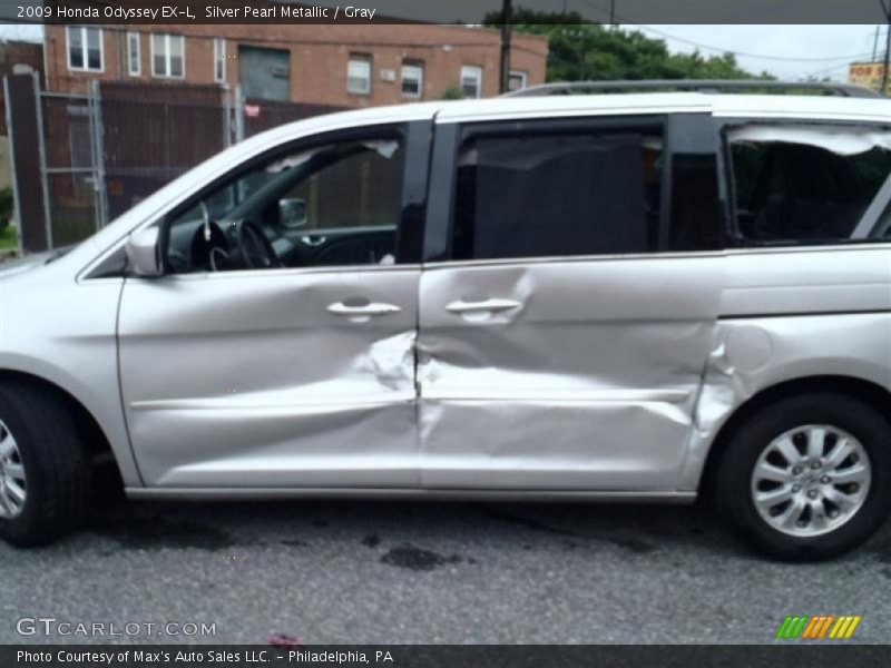 Silver Pearl Metallic / Gray 2009 Honda Odyssey EX-L