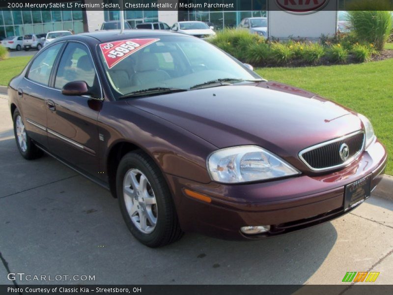 Chestnut Metallic / Medium Parchment 2000 Mercury Sable LS Premium Sedan