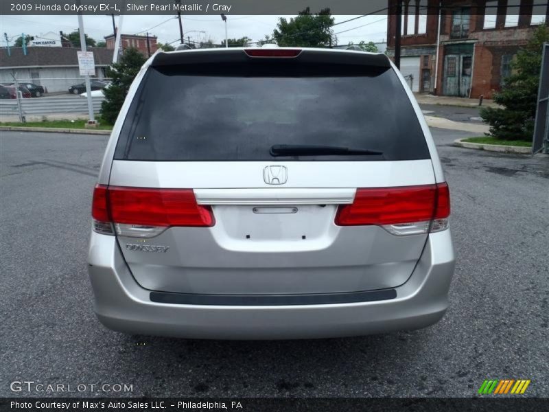 Silver Pearl Metallic / Gray 2009 Honda Odyssey EX-L
