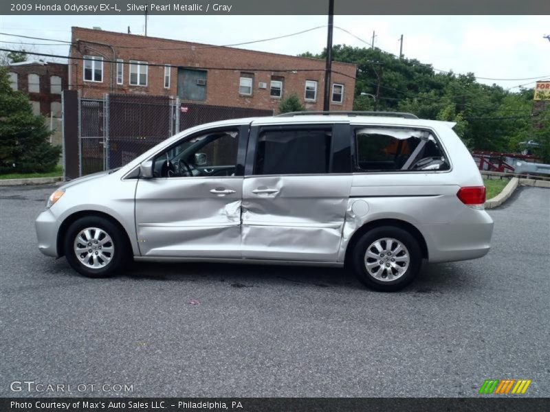 Silver Pearl Metallic / Gray 2009 Honda Odyssey EX-L