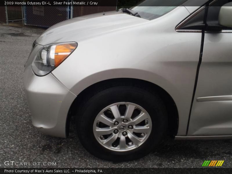 Silver Pearl Metallic / Gray 2009 Honda Odyssey EX-L