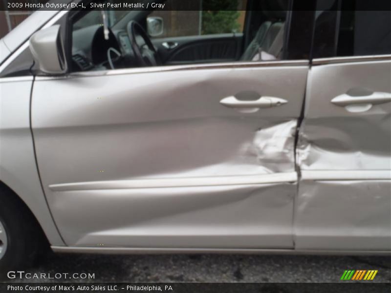Silver Pearl Metallic / Gray 2009 Honda Odyssey EX-L