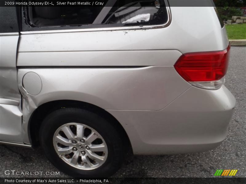 Silver Pearl Metallic / Gray 2009 Honda Odyssey EX-L
