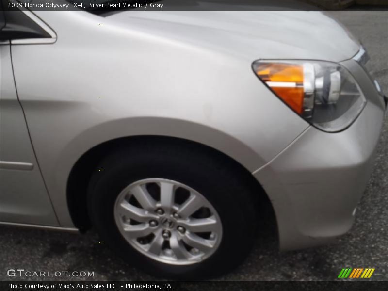 Silver Pearl Metallic / Gray 2009 Honda Odyssey EX-L