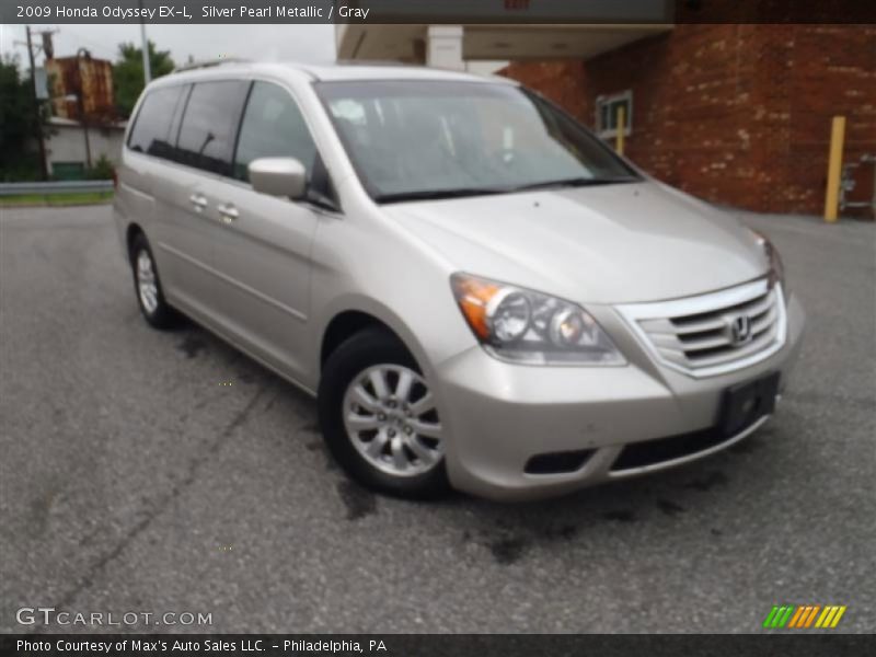 Silver Pearl Metallic / Gray 2009 Honda Odyssey EX-L