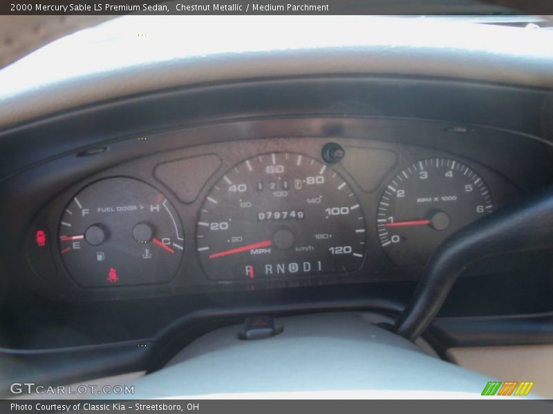 Chestnut Metallic / Medium Parchment 2000 Mercury Sable LS Premium Sedan