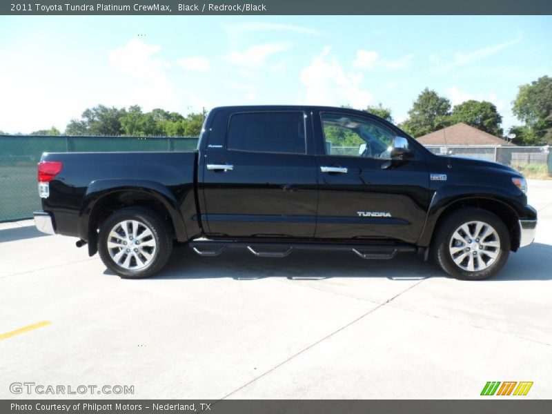 Black / Redrock/Black 2011 Toyota Tundra Platinum CrewMax