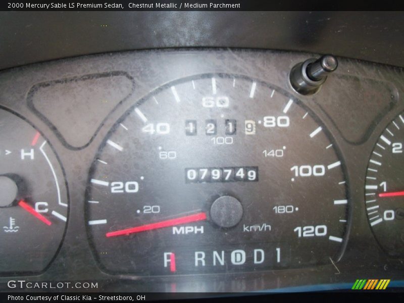 Chestnut Metallic / Medium Parchment 2000 Mercury Sable LS Premium Sedan