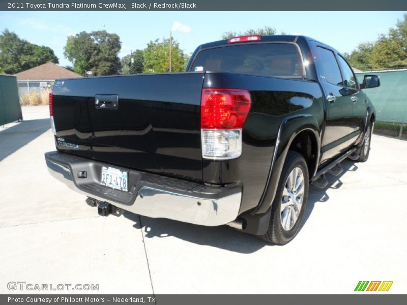 Black / Redrock/Black 2011 Toyota Tundra Platinum CrewMax