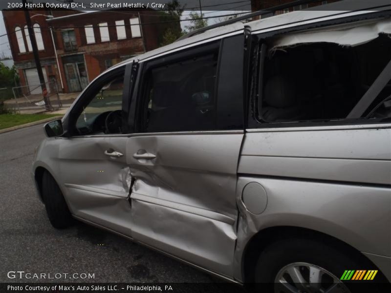 Silver Pearl Metallic / Gray 2009 Honda Odyssey EX-L