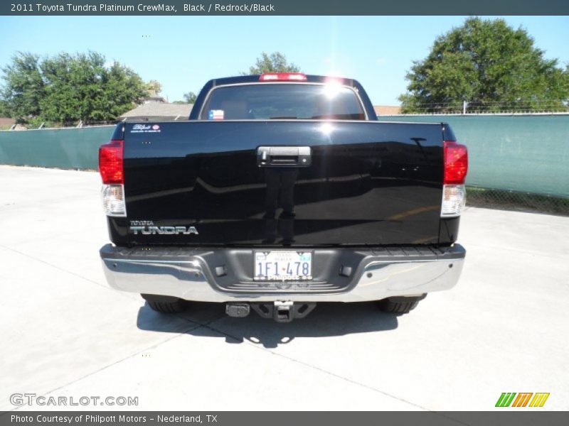 Black / Redrock/Black 2011 Toyota Tundra Platinum CrewMax