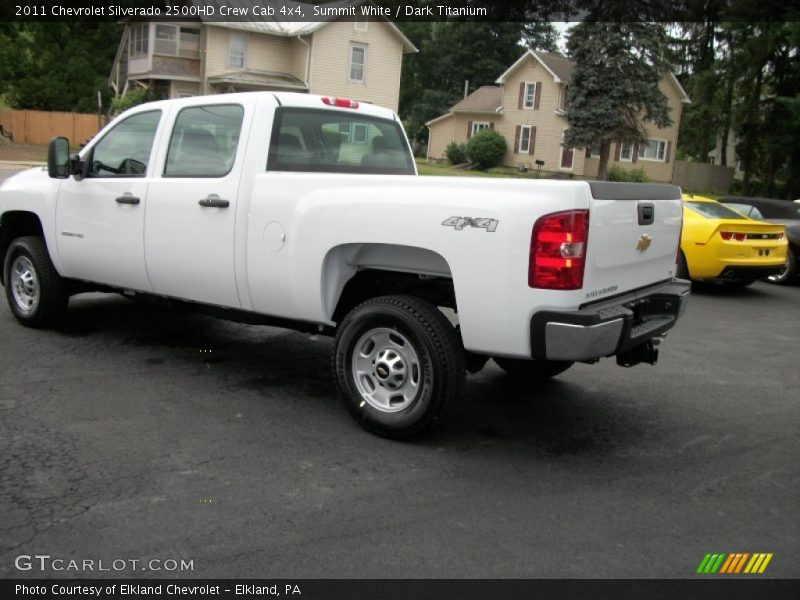 Summit White / Dark Titanium 2011 Chevrolet Silverado 2500HD Crew Cab 4x4