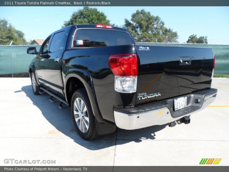 Black / Redrock/Black 2011 Toyota Tundra Platinum CrewMax