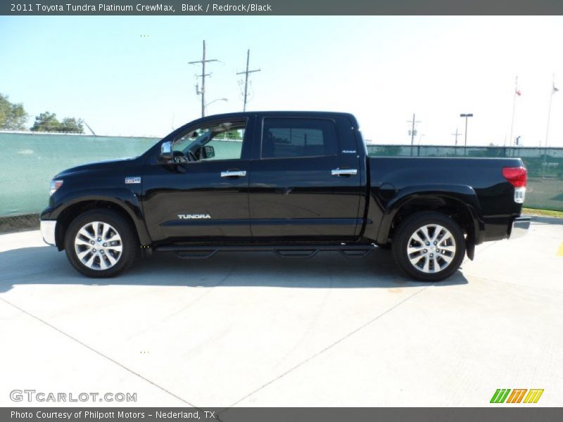 Black / Redrock/Black 2011 Toyota Tundra Platinum CrewMax