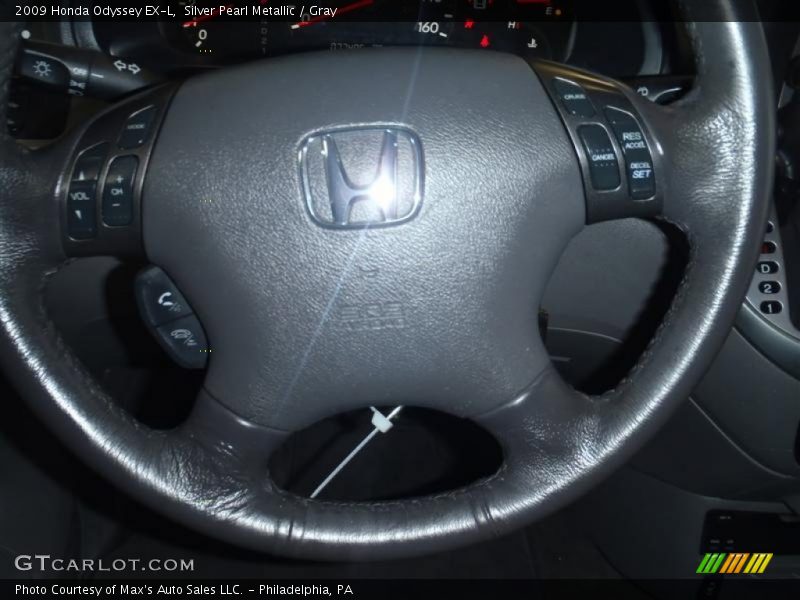 Silver Pearl Metallic / Gray 2009 Honda Odyssey EX-L