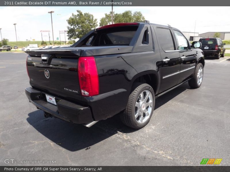 Black Raven / Cashmere/Cocoa 2011 Cadillac Escalade EXT Premium AWD