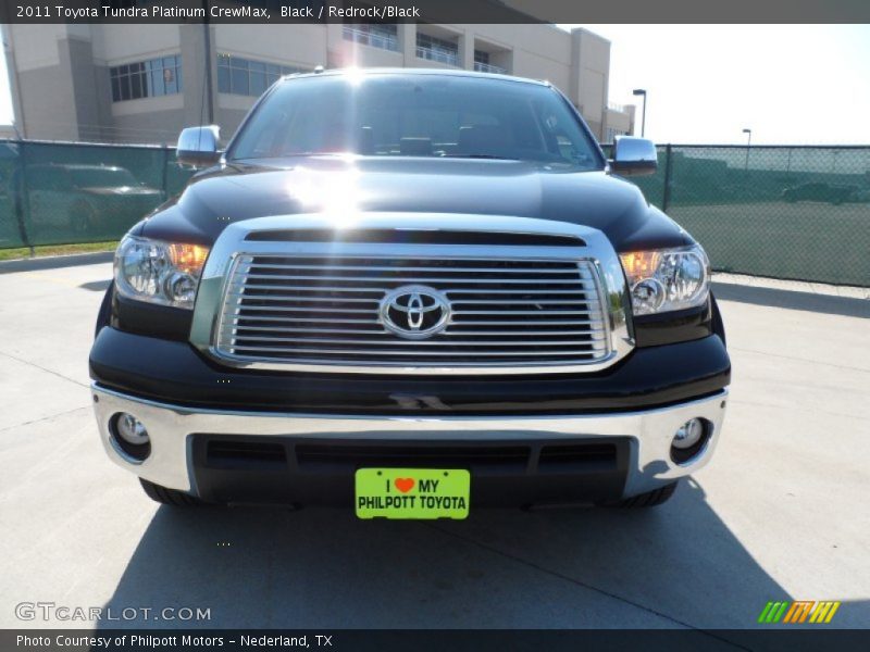 Black / Redrock/Black 2011 Toyota Tundra Platinum CrewMax