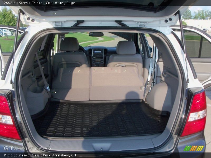 Clear White / Beige 2008 Kia Sorento EX 4x4