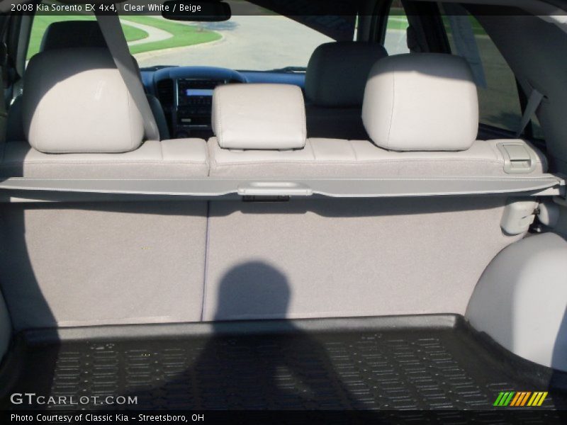 Clear White / Beige 2008 Kia Sorento EX 4x4