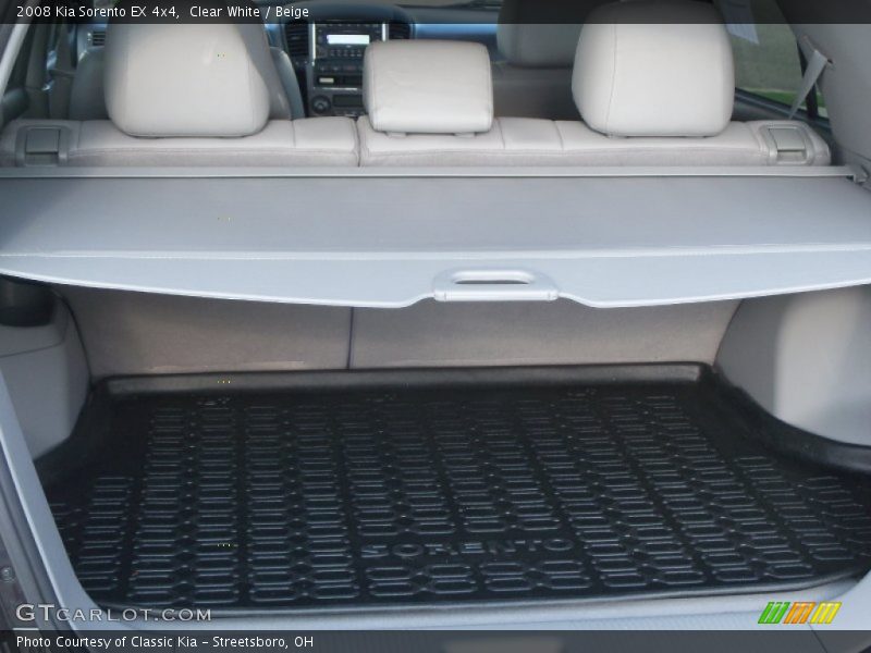 Clear White / Beige 2008 Kia Sorento EX 4x4