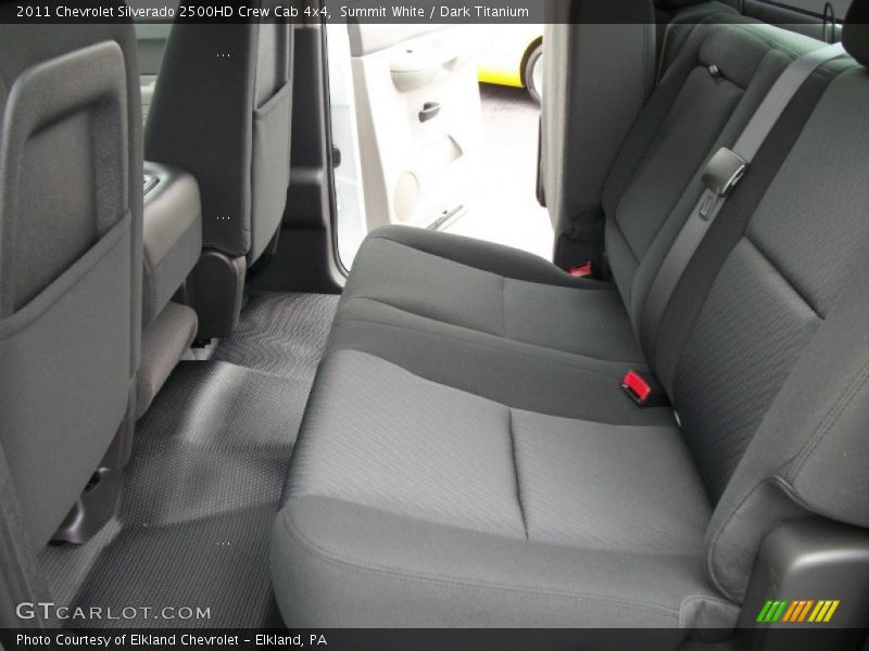 Summit White / Dark Titanium 2011 Chevrolet Silverado 2500HD Crew Cab 4x4