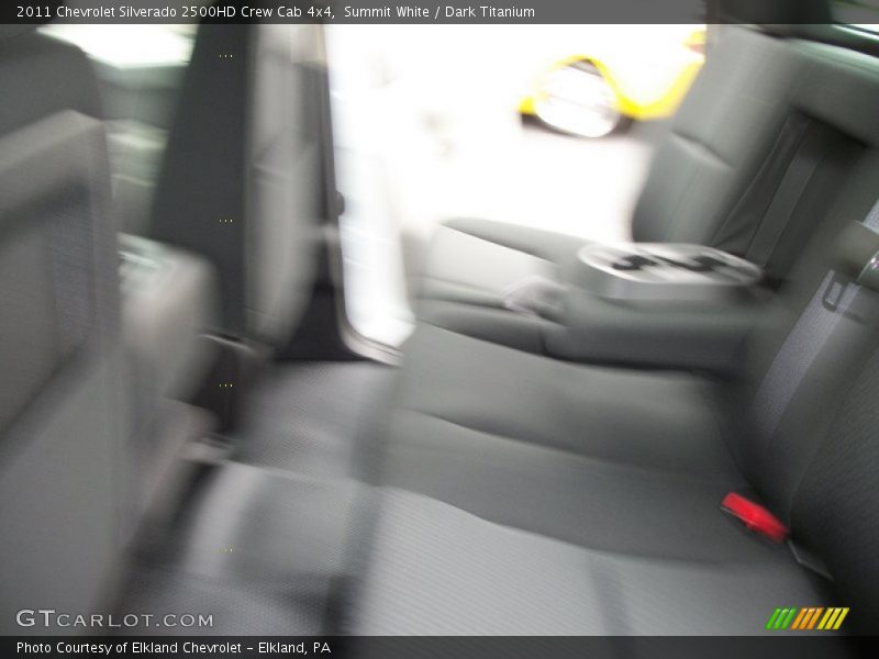 Summit White / Dark Titanium 2011 Chevrolet Silverado 2500HD Crew Cab 4x4