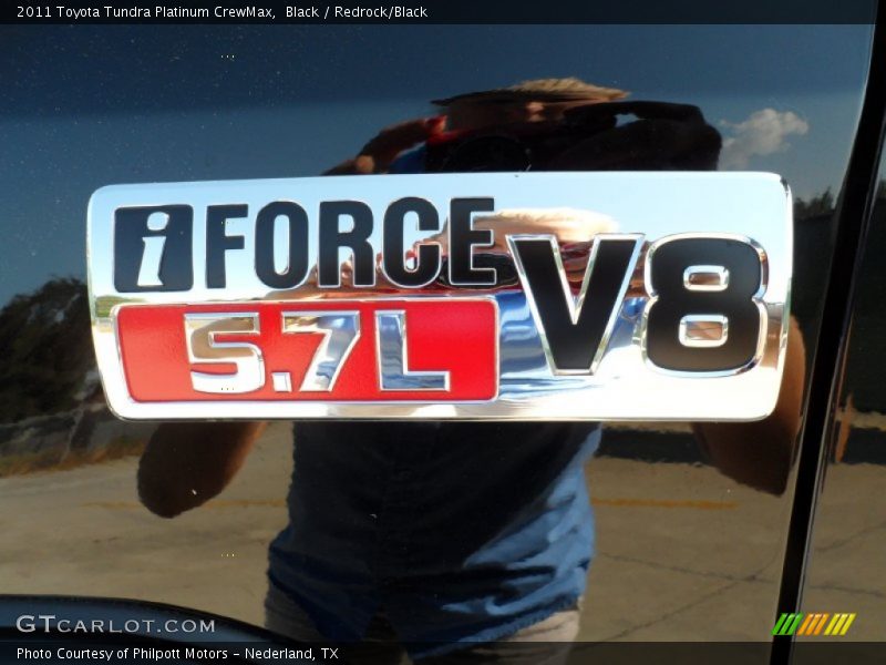 Black / Redrock/Black 2011 Toyota Tundra Platinum CrewMax