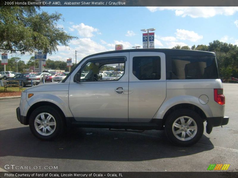 Alabaster Silver Metallic / Gray/Blue 2006 Honda Element EX-P AWD