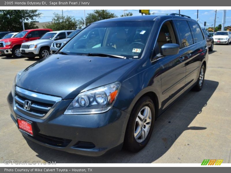 Sage Brush Pearl / Ivory 2005 Honda Odyssey EX