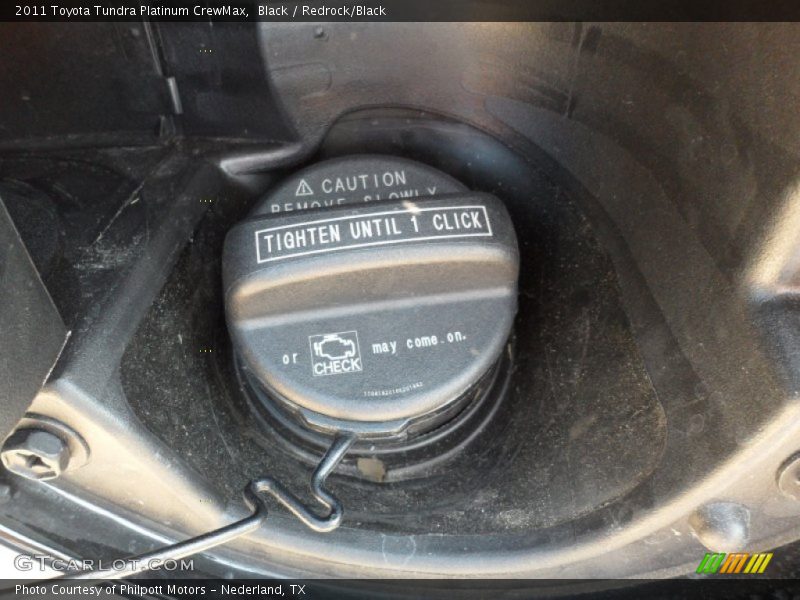 Black / Redrock/Black 2011 Toyota Tundra Platinum CrewMax