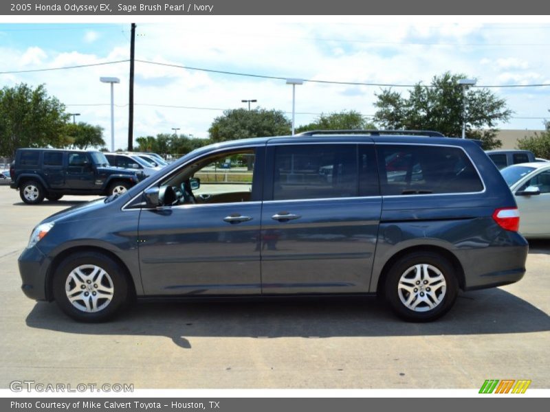 Sage Brush Pearl / Ivory 2005 Honda Odyssey EX