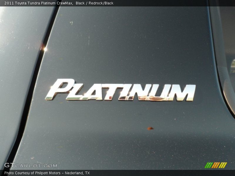 Black / Redrock/Black 2011 Toyota Tundra Platinum CrewMax