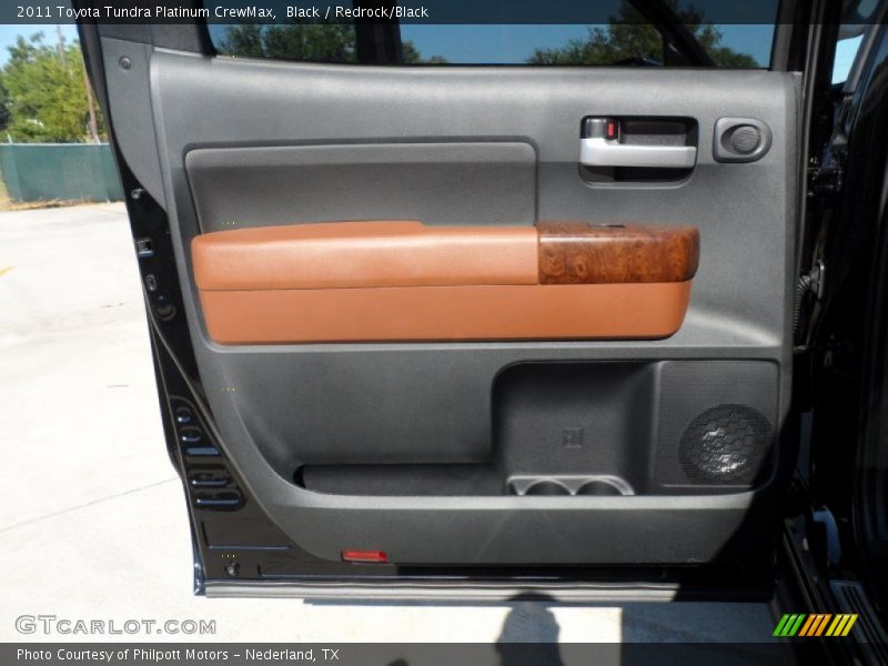 Black / Redrock/Black 2011 Toyota Tundra Platinum CrewMax