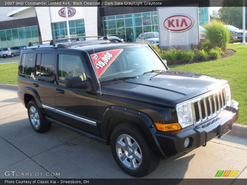Black Clearcoat / Dark Slate Gray/Light Graystone 2007 Jeep Commander Limited 4x4