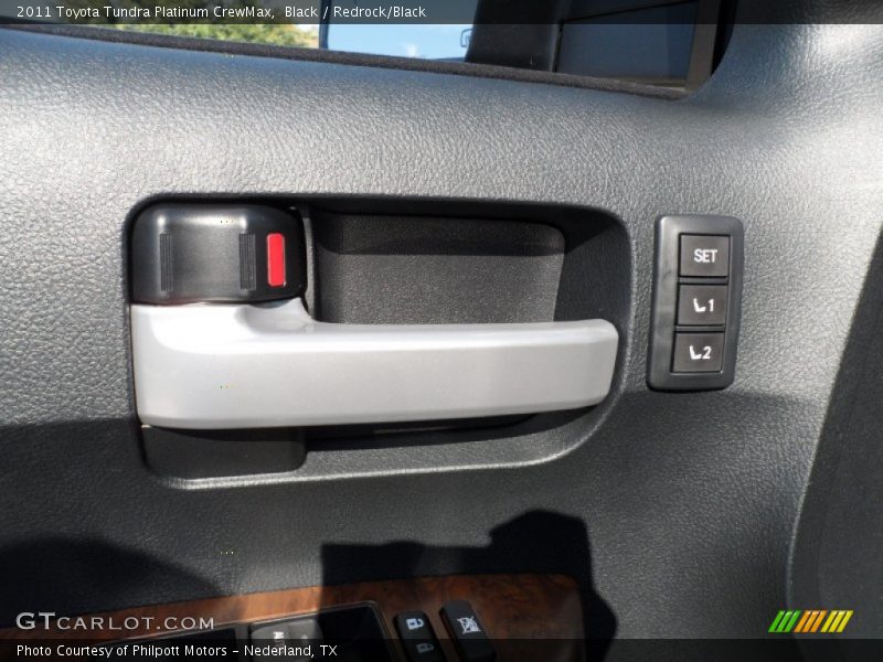 Black / Redrock/Black 2011 Toyota Tundra Platinum CrewMax