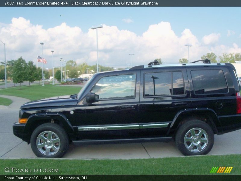 Black Clearcoat / Dark Slate Gray/Light Graystone 2007 Jeep Commander Limited 4x4